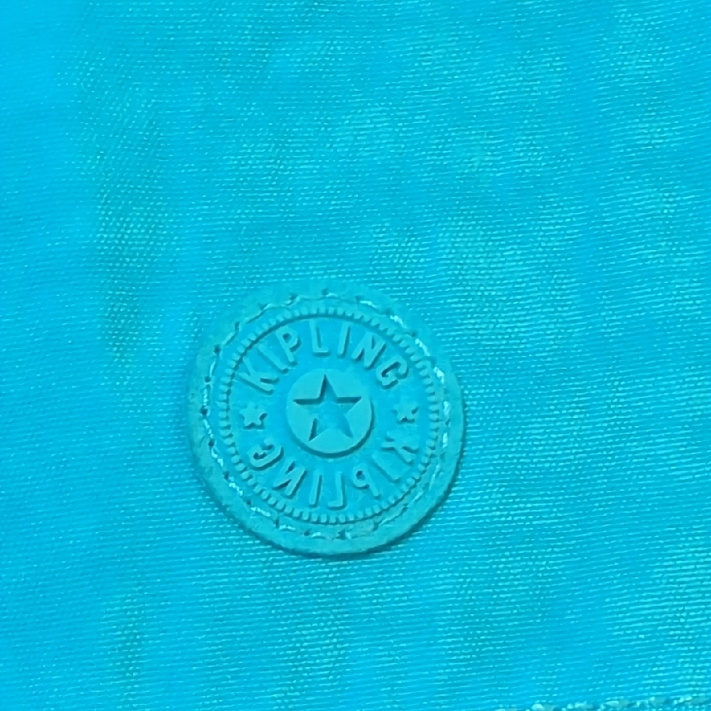 Kipling Blue Crossbody Bag with Adjustable Strap and Signature Charm - Picture 3 of 4